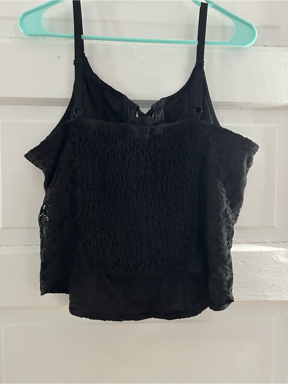 torrid Black Lace Tie-Front Cami - Picture 4 of 5